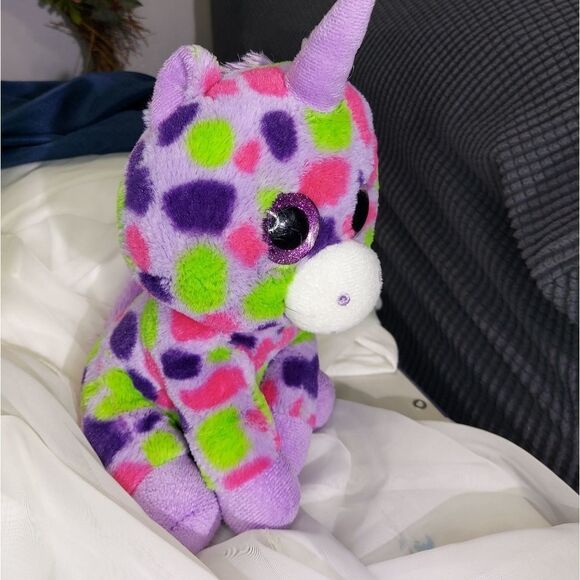 5/$25 Wishful Spotted TY unicorn plush beanie boo - Picture 2 of 6